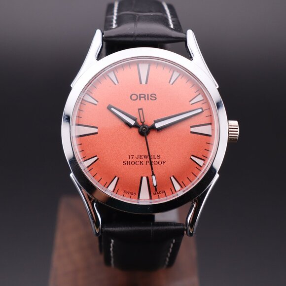 Oris Vintage Swiss 17 Jewels Hand-Wound Mechanical Men's Watch - FREE SHIPPING - Picture 3 of 12